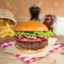 Organic set : Black Angus burger 