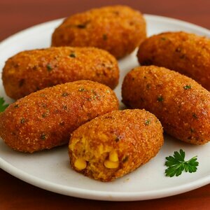 Gluten Free Corn Croquettes Vegan