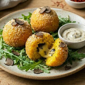 Saffron & truffle arancini 