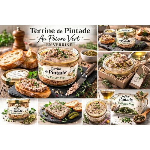 Guinea Fowl Terrine with Green Peppercorns